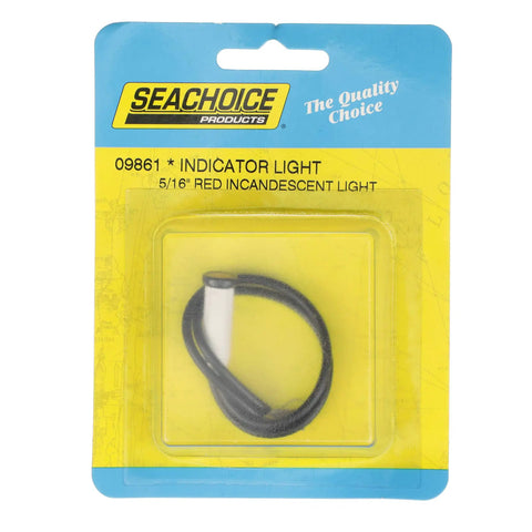 Beefy Incandescent Red Indicator Light For Control Panels 14V With Six Inch Lead Wires Five Sixteenth Inch Bulb Size Flush Mount