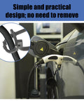 Premium Thick Silicone Charger Port Cover For Tesla Electric Vehicle Hella Durable Waterproof Dustproof Shield Next Level All Weather Protection Quick Snap Install Black Single installed on Tesla charging port.
