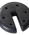 Four 5-Pound Cement Weight Plates For Securing Instant And Pop Up Canopies And Tents Black Heavy Duty Weights With Slot For Legs