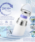 Reliable Portable Breath Milk Cooler Tote With Hella Tough Chiller Cores And Smooth Leak Resistant Closure For Nursing Moms On Commutes Or Easy Road Trips with cooling crystals and stainless steel.