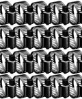 20 Pack Black 304 Stainless Steel Hose Clamps Kit Three Quarters Inch To One And One Half Inch 21 To 38 Mm Adjustable Worm Gear Radiator And Fuel Line Clamps Assortment High Quality Corrosion Resistant Salt Proof Waterproof arranged in rows