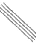 4 pieces stainless steel round lathe bars, 6x200 mm
