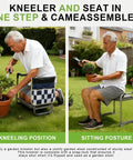 Best Bang For Your Buck Ultimate Garden Kneeler And Seat With Wider 10.2 Inch Pad And 1.6 Inch Thick EVA Foam in use