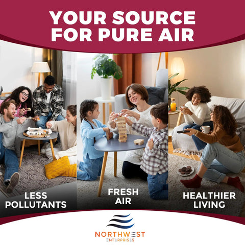 Families enjoying clean air indoors with 24 Pack 4x10 Floor Vent Register Filters For Easy Home Use Polyester Air Filter That Reduces Dust And Allergies Improves Airflow 90 Day Filtration For All Seasons