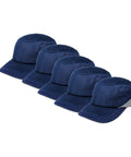 Five Pack Reflective Baseball Bump Cap Hard Hat Breathable Lightweight Safety Helmet For Men And Women Adjustable Hook And Loop Fit Mesh Navy Blue Version Worksite Ready All Day Comfort