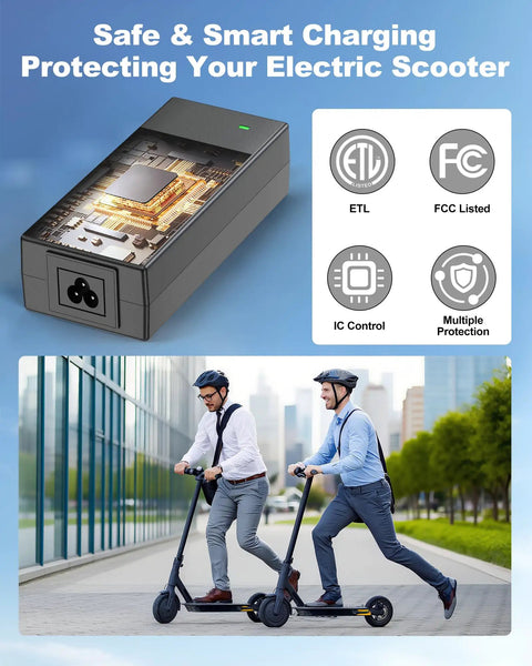 Universal 54.6V 2A Ebike Charger Fast Charging For Lectric XP 3.0 2.0 Heybike Mars Mars 2.0 Race Max Sola Ecotric City Beach Evercross H5 H7 Electric Bikes On The Go