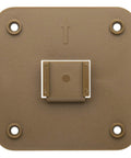 Back view of Long Range Wireless Driveway Alarm Sensor DCMT 4000 With Passive Infrared Motion Detection For Home Security And Backyard Monitoring
