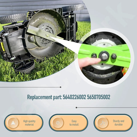 Center Flange Bolt And Blade Washer Replacement Kit For EGO Power Plus 21 Inch Select Cut Models installed on mower