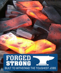 Forged steelheads for Hookaroon Log Grabber Tool, 1.5 Lb, 36 Inch Curved Wooden Handle With Forged Steelhead, USA made