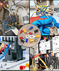 102 Piece Wire Terminal Crimp Kit Must Have With Insulated O Ring Connectors used in diverse electrical applications