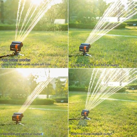 Oscillating Sprinkler Irrigator for Outdoor Watering System adjustable nozzle even coverage on lawn garden durable easy use