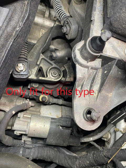 Upgrade Your Daily Driver With This Adjustable Short Shifter Arm For 6 Speed Manual Transmissions Ditches Slushy Throws CNC machined aluminum visible in vehicle engine compartment.