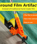 Slick Manual Floor Masking Tape Applicator For Warehouse Aisle Marking And Safe Zone Layout No Sweat used on black and yellow tape.