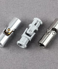 Upgraded 15 Pieces Aluminum Alloy Universal Joints 3L For Lego MOC Bricks Shaft Coupling And Power Transmission Components Fits 61903 And 62520