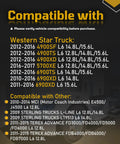 Compatibility list for 6 Piece Oil And Lube Filter Set For Freightliner And Western Star Trucks 2009-2020, L6 Engines