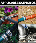 Variety of uses for All In One 45 Piece Hose Clamp Kit With Adjustable Stainless Steel Clamps in different scenarios.
