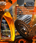 75W-90 Synthetic Gear Oil GL-4 For Manual Transmissions Transaxles And Limited Slip Differentials 1 Gallon bottle with gears