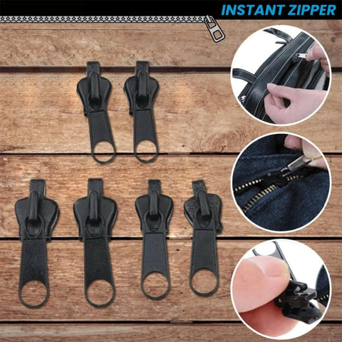 Zipper Repair Kit For Coats, Jackets, Tents And Backpacks, Includes 6 Zipper Sliders In 3 Sizes With 2 Of Each Size 3, 5 And 7