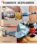 Heavy-Duty Metalixity Bi-Metal Hole Saw 8-7/8 Inch 225mm in use across various scenarios including factory, DIY studio, family use.