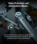 Reversible 1/2 Inch Square Drive Ratchet Insert Tool With 60 Fine Teeth, Chrome Alloy Steel Construction, in action on machinery