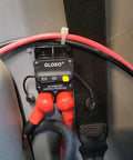 Badass 175A Circuit Breaker With Darn Tough IP67 Seal And Switchable Manual Reset For Car Truck RV Marine Boat, close-up view.