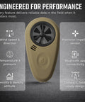 Handheld Wind Meter With Bluetooth App Connectivity For Precision Shooting And Air Flow Measurement with features list
