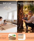Dope Rotating Puzzle Board With Four Drawers And Cover 1500 Piece Portable Wooden Jigsaw Puzzle Table in family living room