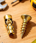 Heavy Duty Expansion Screw Set For Cabinets And Walls Easy Install Reinforcement For Tiles Stone Wood Concrete Plasterboard Hollow Walls