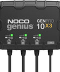 GenPro 10X3 3-Bank Marine Battery Charger - 30A Total, 12V Waterproof Onboard Boat Charger and Battery Maintainer front view