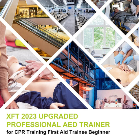 AED trainer kit XFT-120GA defibrillator training device for CPR practice