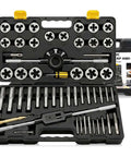 52-Piece Jumbo Metric Tap And Die Set For Internal And External Threading M6x0.75 To M24x3.0 with case, wrenches and gauge