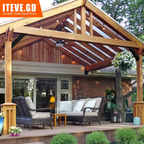 45 Degree Pergola Bracket Kit For Indoor And Outdoor Wood Projects, Heavy Duty Metal Connectors Built Tough As Nails To Withstand Weather, DIY Bracing For Gazebos, Patios, Porches, Tree Houses And Log Cabins, 4 Pack