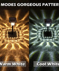 8 Pack Solar Pathway Lights With Two Color Modes Warm White And Cool White Waterproof Outdoor Path Lighting patterns