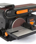 Two In One Benchtop Belt And Disc Sander For The Home Workshop With Four By Thirty Six Inch Belt And Six By Six Inch Disc