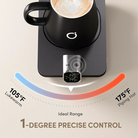 Level Up Your Morning Vibe This Smart Mug Warmer Game Changer with precise temp control for 15 oz ceramic mugs.