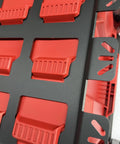 Packout Compatible Mounting Plate for Tool Storage, Heavy Duty Metal Base, Black, Close-Up View