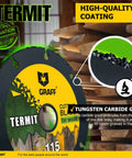 4.5 Inch Cut Off Wheel For Wood Laminate And Plastic For Angle Grinder Cutting Disc 115 mm tungsten carbide close-up