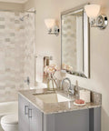 One Hole Single Handle Chrome Bathroom Faucet For Bathroom Sink With Drain Assembly Lifetime Limited Warranty No Fuss Easy Install 3 Hole 4 Inch Configuration Deck Plate Included Sleek Modern Finish