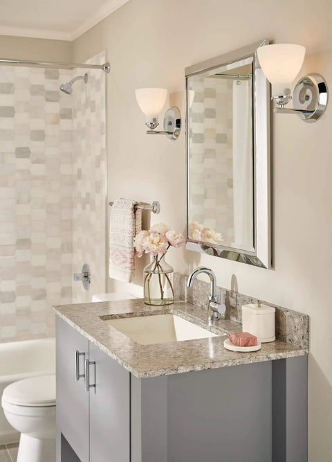 One Hole Single Handle Chrome Bathroom Faucet For Bathroom Sink With Drain Assembly Lifetime Limited Warranty No Fuss Easy Install 3 Hole 4 Inch Configuration Deck Plate Included Sleek Modern Finish
