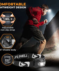 Ultra Light USB C Rechargeable LED Headlamp Built For Trail Running And Camping With 180 Lumen White Beam Red Night Vision
