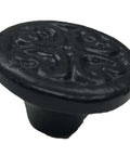 Old School Vintage Cast Iron Four Hearts Barn Door Pull 1.5 Inch Rustic Black Cabinet Drawer Gate Hardware For Farmhouse Decor