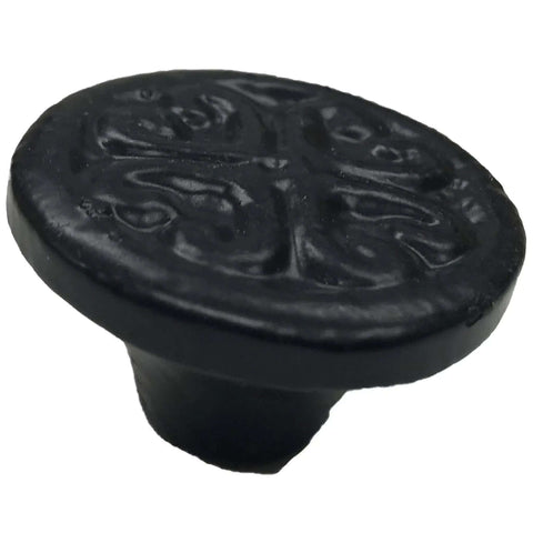 Old School Vintage Cast Iron Four Hearts Barn Door Pull 1.5 Inch Rustic Black Cabinet Drawer Gate Hardware For Farmhouse Decor