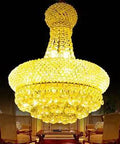 Illuminated 8 Light Crystal Chandelier Modern Pendant Light Fixture With K9 Crystal Raindrops In Chrome Finish For Dining Room Living Room
