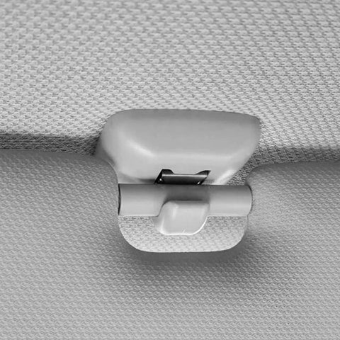 2 Pack Sun Visor Clips For Audi A1 A3 A4 A5 Q3 Q5 TT Gray Sunscreen Holder Hooks Replaces 8U0857562A 8E0857562 Durable Easy Install