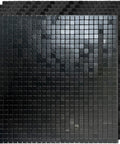 Peel And Stick Metal Backsplash Tile 10 Sheets For Kitchen And Bathroom Or Fireplace Plaid Brushed Black Aluminum PVC Composite Slick Self Adhesive