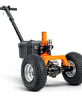 Heavy Duty Electric Trailer Dolly For 2800 Lbs Max Weight 450 Lbs Tongue Load With 2 Inch Ball Mount And 24V Battery Powered Motor visible from the side.