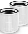 Two 3-in-1 replacement filters for TCL Breeva A1 and A1W, featuring nylon pre-filter, efficient filter, activated carbon, easy install