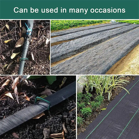 Heavy Duty Garden Stakes And Ground Anchors Set 10 Pack Galvanized U Hooks for securing lawn beds and fabric in garden