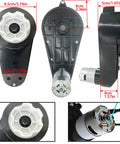 DIY 24V Motor Gearbox And Wire Harness Upgrade Kit For Ride On Toys Self Made Cars with RS550 gearboxes and wiring details