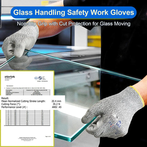 Cut Resistant Work Gloves For Men And Women ANSI A5 EN388 Level 4 Breathable PU Coated Grey Non Marking Built To Take On Gardening Fishing Automotive Construction And Woodworking Small Size